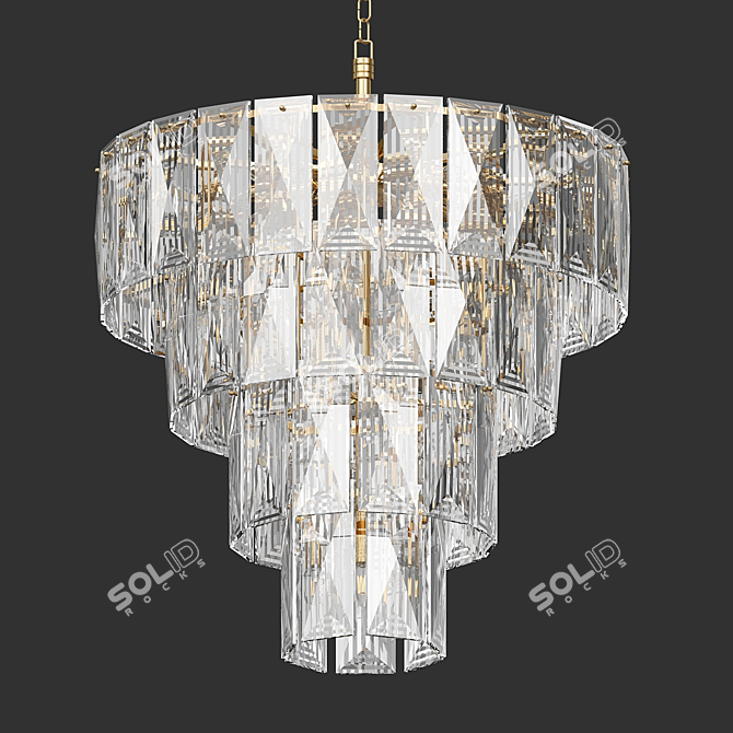 Luxury Eichholtz Chandeliers Collection 3D model image 2