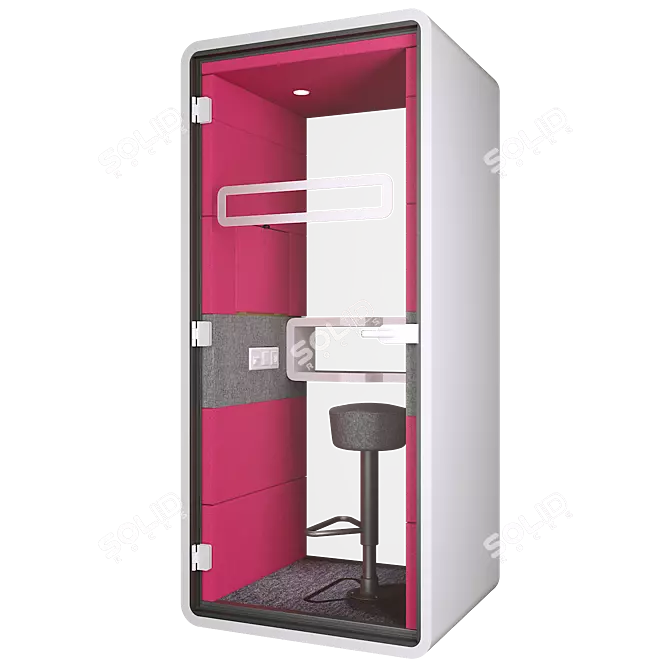 Executive Privacy Booth - HushPhone 3D model image 5