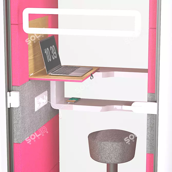 Executive Privacy Booth - HushPhone 3D model image 7