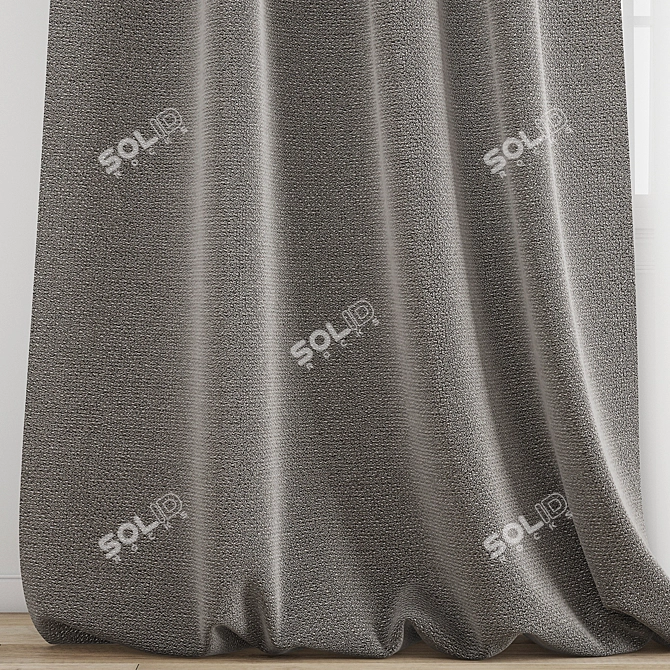 Polygonal Curtain Model Bundle 3D model image 2