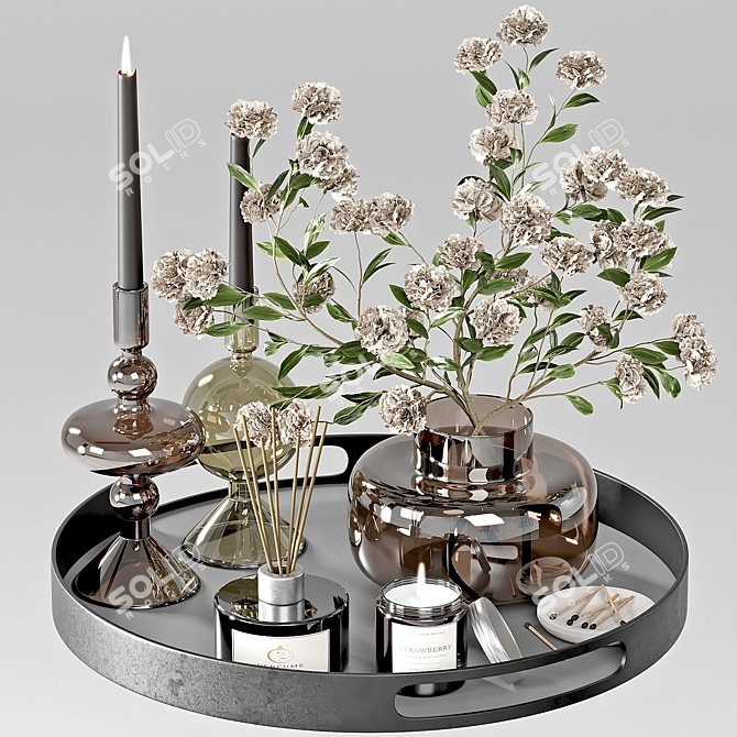 Modern Decorative Set24 Bundle 3D model image 1