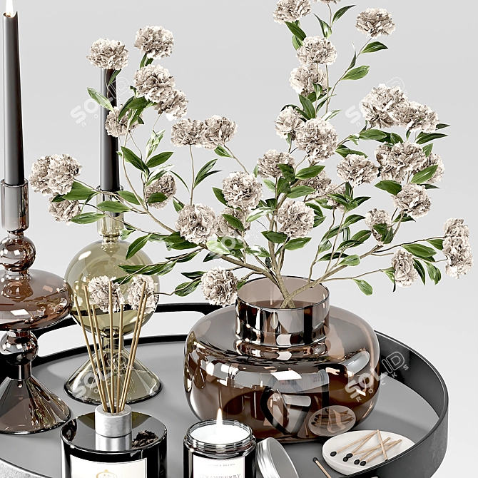 Modern Decorative Set24 Bundle 3D model image 2