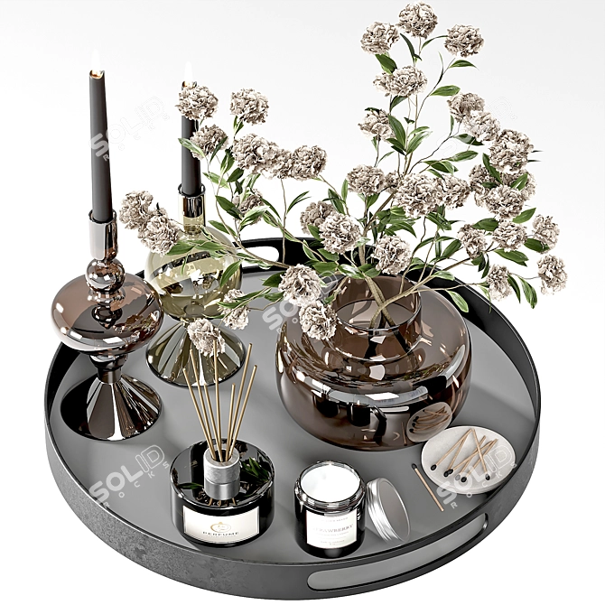 Modern Decorative Set24 Bundle 3D model image 4