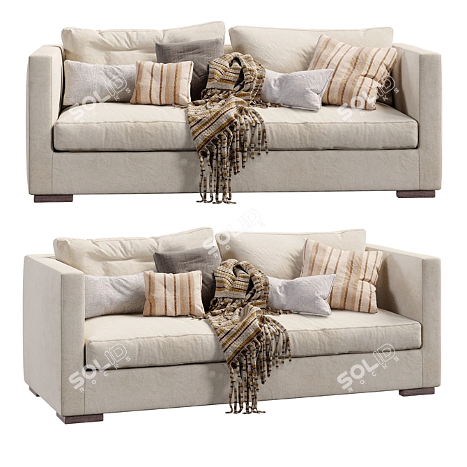 Contemporary Comfort Sofa Belmon 3D model image 7