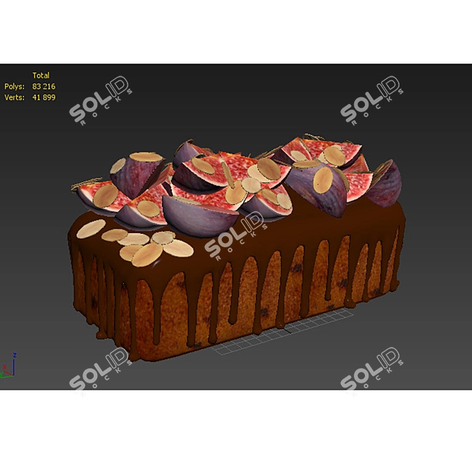 Bakery Cake 3D Model Kit 3D model image 7