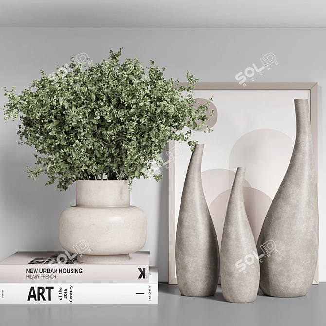 Quality Decor Set Vol044. High Material & 3D Max Compatibility. 3D model image 4