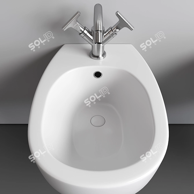  Nic Pin Wall Hung WC/Bidet 3D model image 4