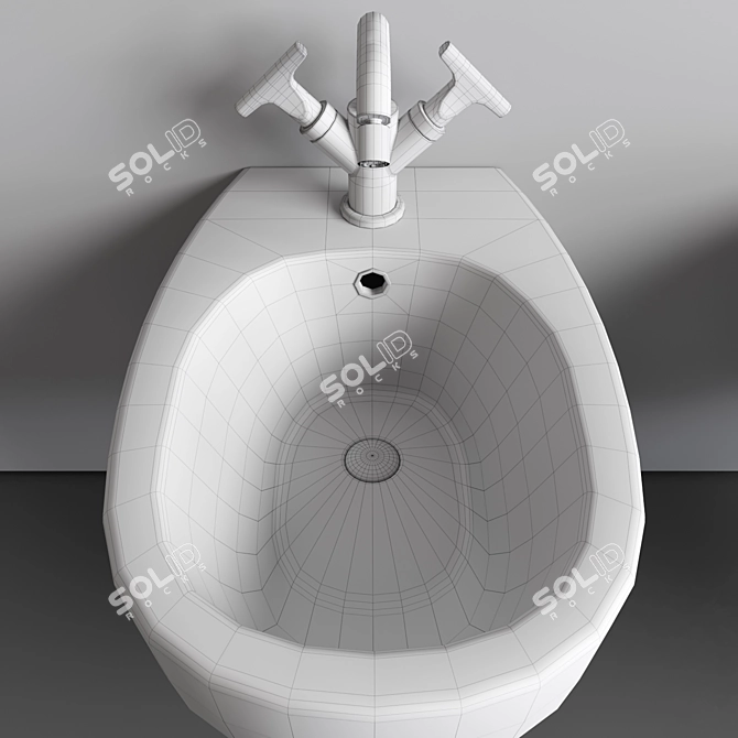  Nic Pin Wall Hung WC/Bidet 3D model image 5