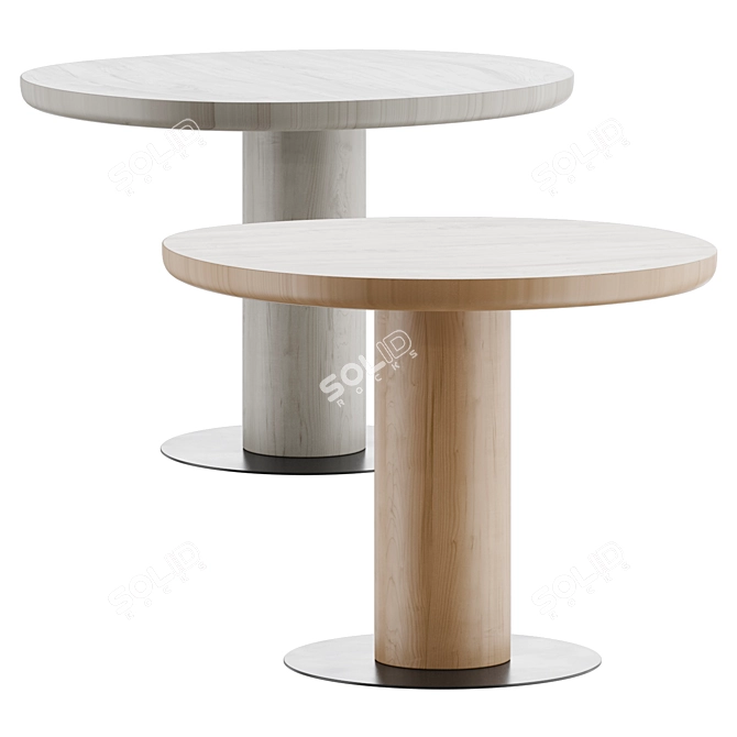 Unique Contemporary Dining Table 3D model image 2