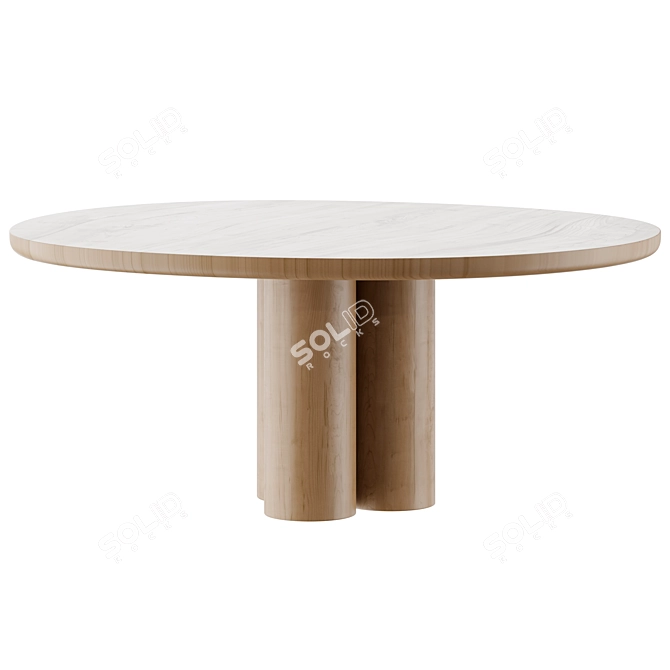 Unique Contemporary Dining Table 3D model image 3