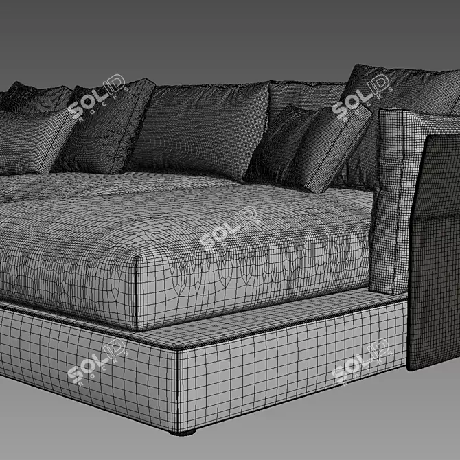 LEMA Groovy Sectional Sofa 3D model image 3