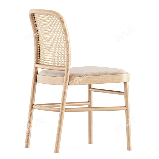 Timeandstyle Bent Chair: Elegant Design 3D model image 3