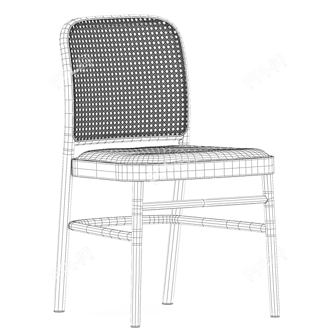 Timeandstyle Bent Chair: Elegant Design 3D model image 5
