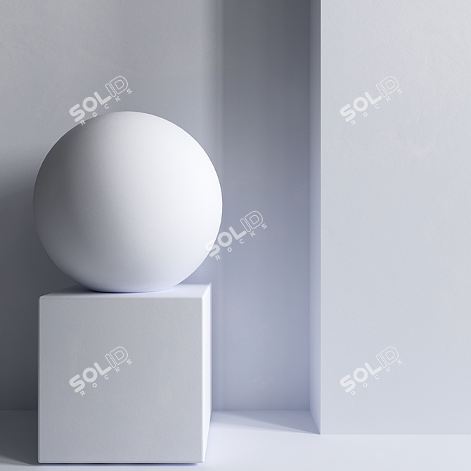  Textured Wall Covering Set 3D model image 1