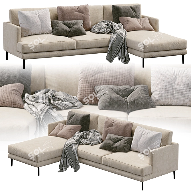 Bonaldo Paraiso Sofa 2013 Model 3D model image 3