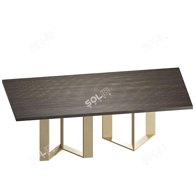 "Rochester Dining Table by Cazarina 3D model image 2