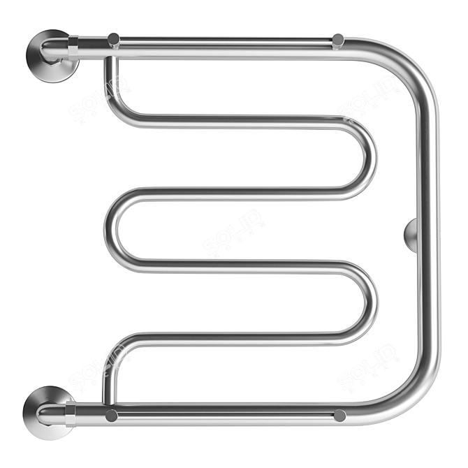 Terminus FoxTrot Water Towel Warmer 3D model image 1