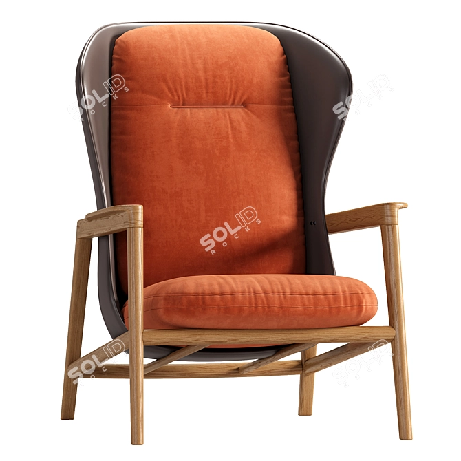 Natuzzi Margaret Armchair 3D Model 3D model image 4