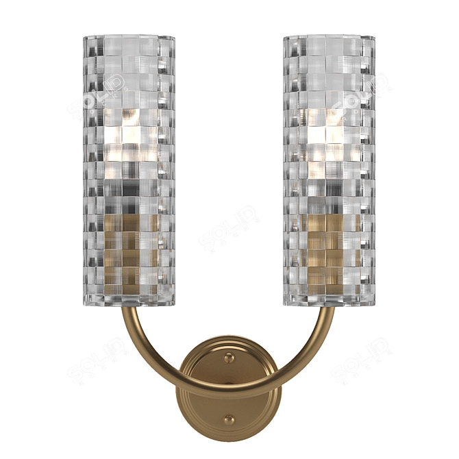 Elegant Empire Wall Sconce 3D model image 5