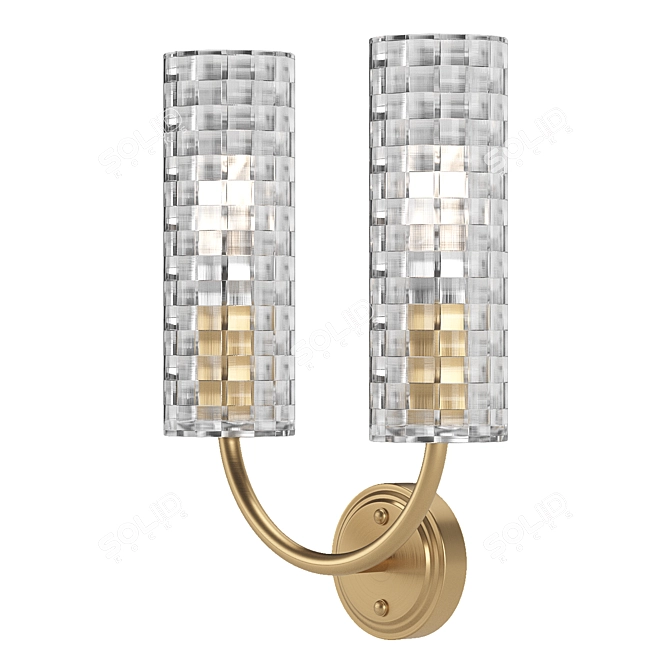 Elegant Empire Wall Sconce 3D model image 9