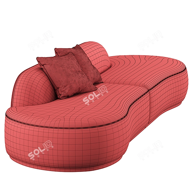 Luxury Pierre Sofa V 3D model image 6