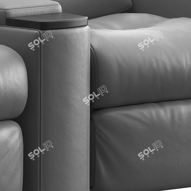 Divani Home Theater Armchair 3D model image 5