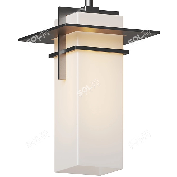 Modern Outdoor Pendant Light by Kichler 3D model image 2