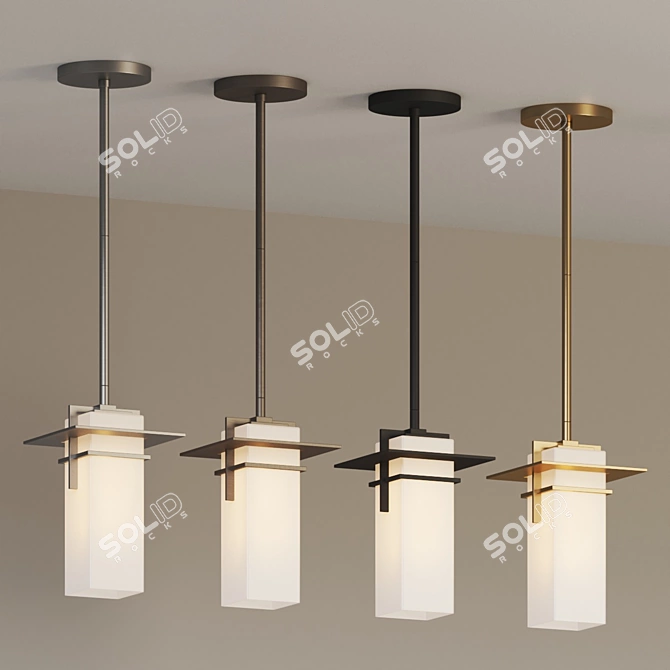 Modern Outdoor Pendant Light by Kichler 3D model image 3