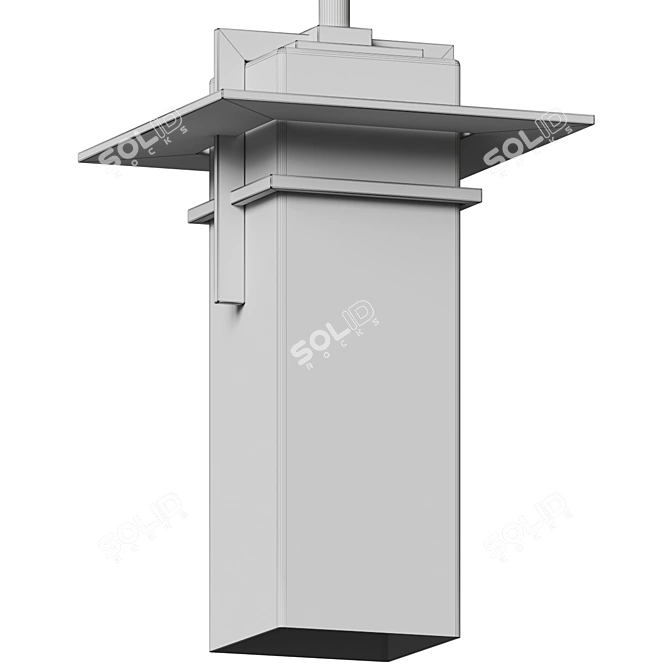 Modern Outdoor Pendant Light by Kichler 3D model image 4