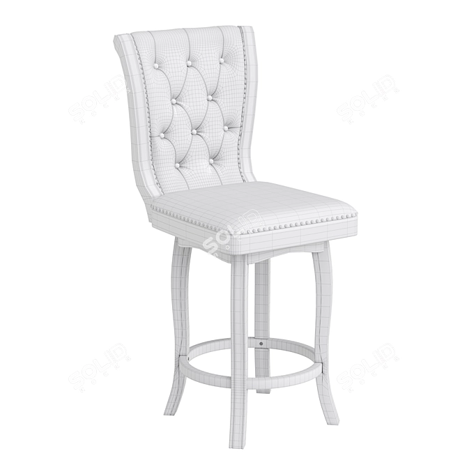 Flash Furniture Wooden Bar Stool 3D model image 6