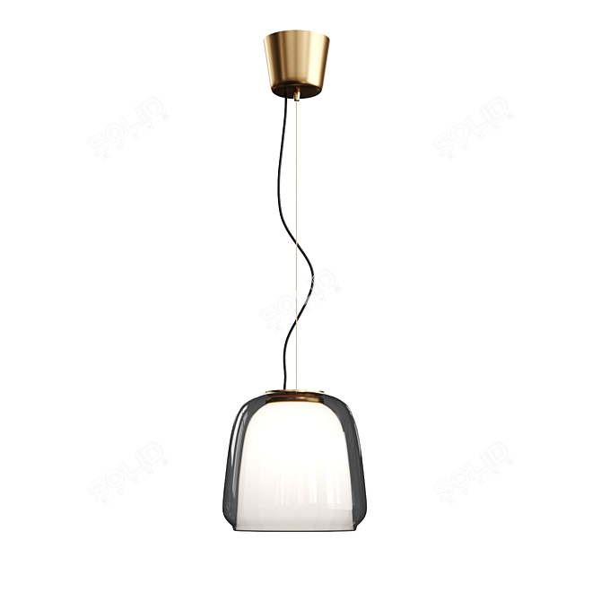Evedal Pendant Lamp - Corona-Ready, Translucent Glass 3D model image 4