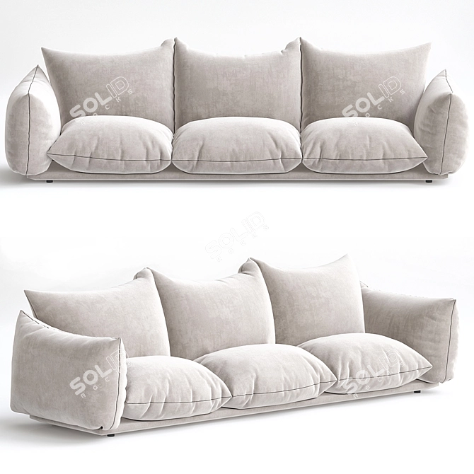 Marenco 3D Sofa Model Set 3D model image 1