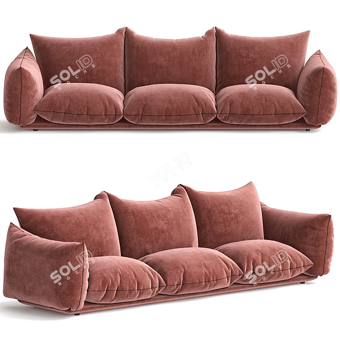 Marenco 3D Sofa Model Set 3D model image 2