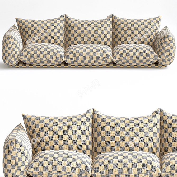 Marenco 3D Sofa Model Set 3D model image 3