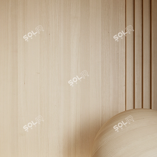 Seamless Wood Material Texture 3D model image 3