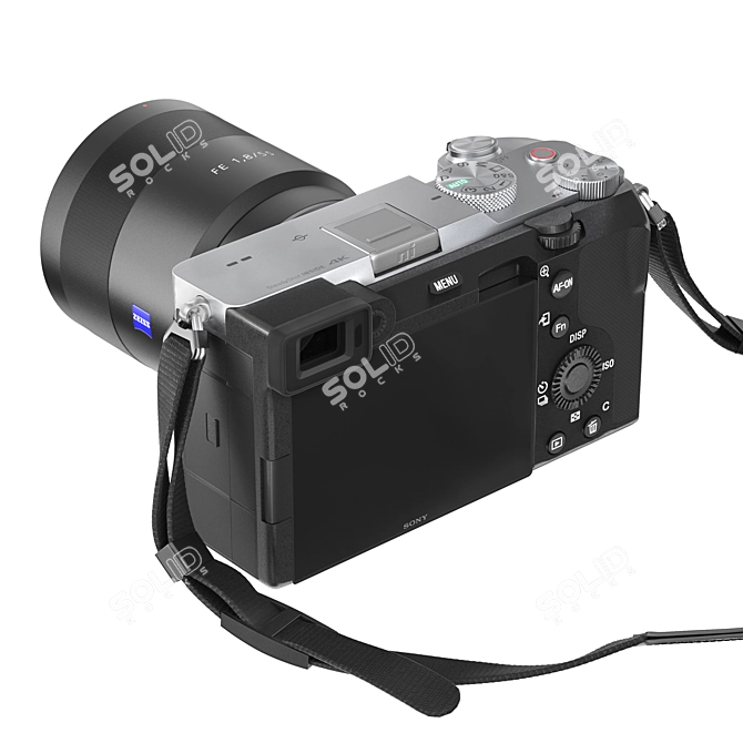 SONY a7C Mirrorless Camera 3D model image 2