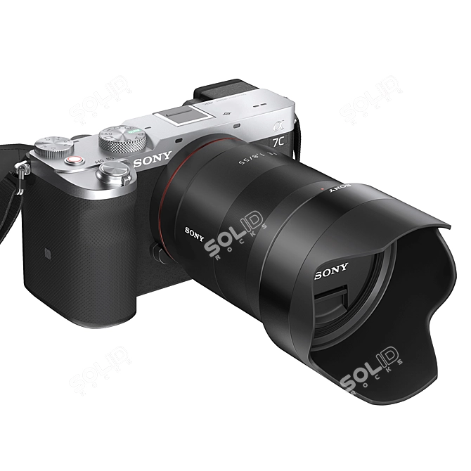 SONY a7C Mirrorless Camera 3D model image 3