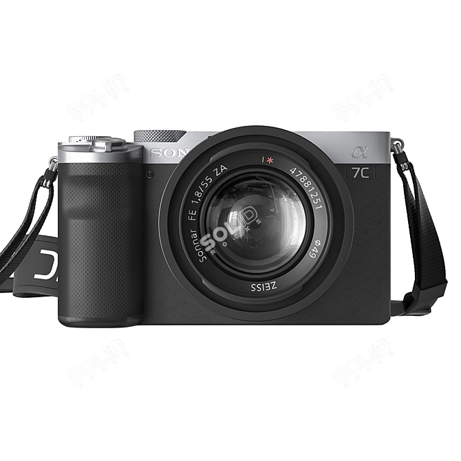 SONY a7C Mirrorless Camera 3D model image 4