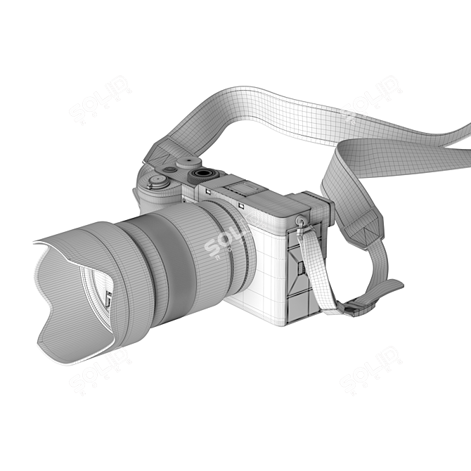 SONY a7C Mirrorless Camera 3D model image 5