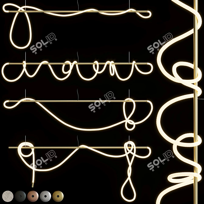 Illumina 8ft Light Tracer Bar 3D model image 1