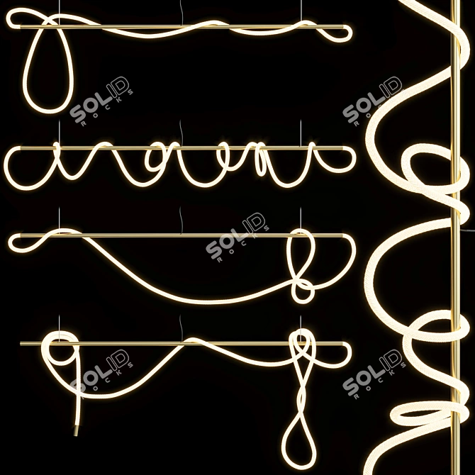 Illumina 8ft Light Tracer Bar 3D model image 6