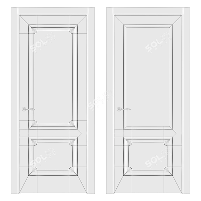 VERONA DORIAN Doors Collection 3D model image 3