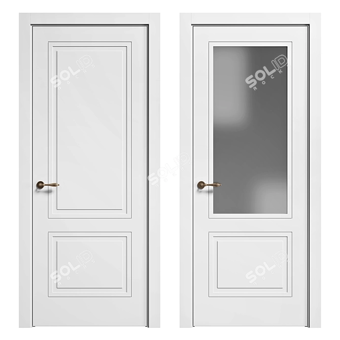 Contemporary DORIAN Doors VERONA 3D model image 1