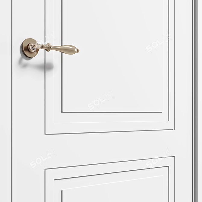 Contemporary DORIAN Doors VERONA 3D model image 2