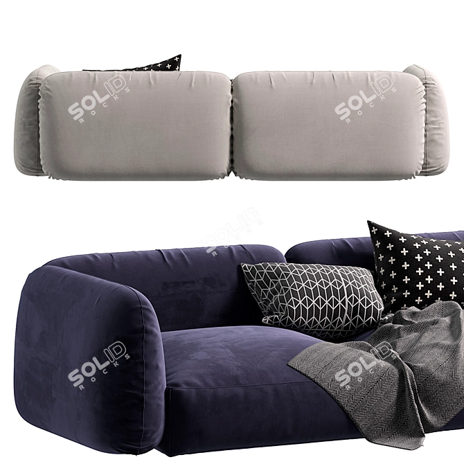  Modern Lotta Agaton Sofa 3D model image 2