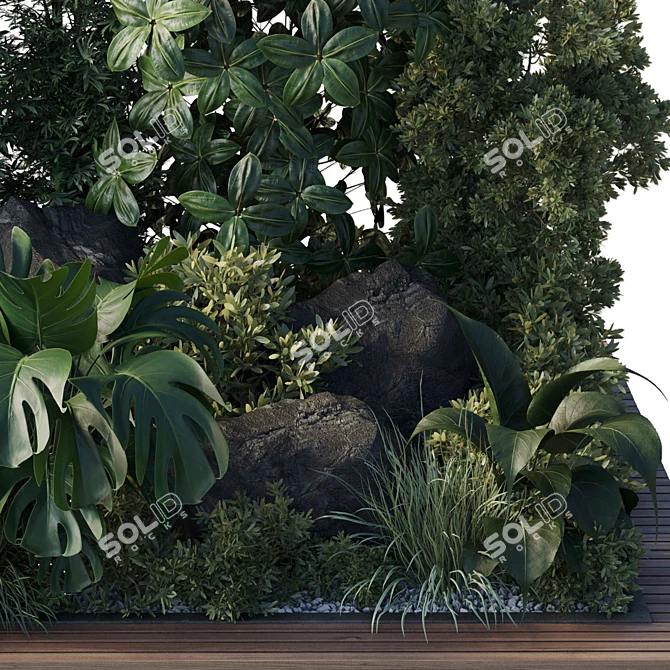 Garden Pot Collection 3D Model 3D model image 4