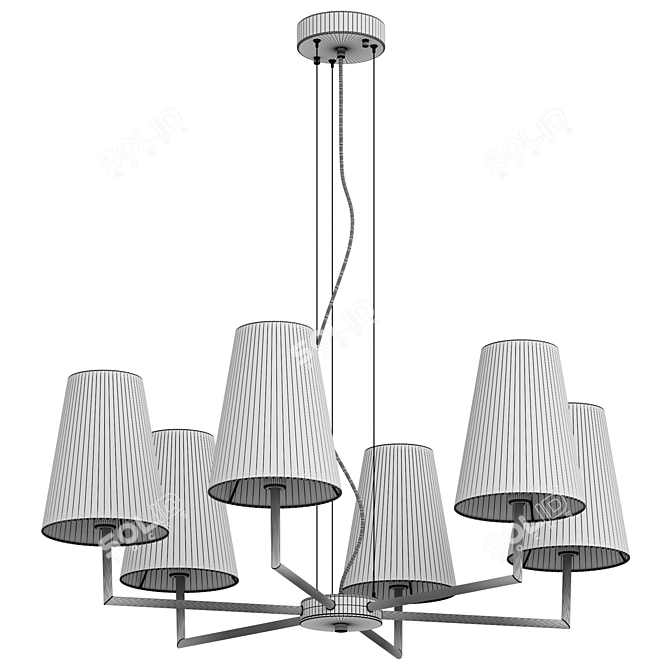 Evoluce Bellino SLE105903-06 Chandelier 3D model image 5