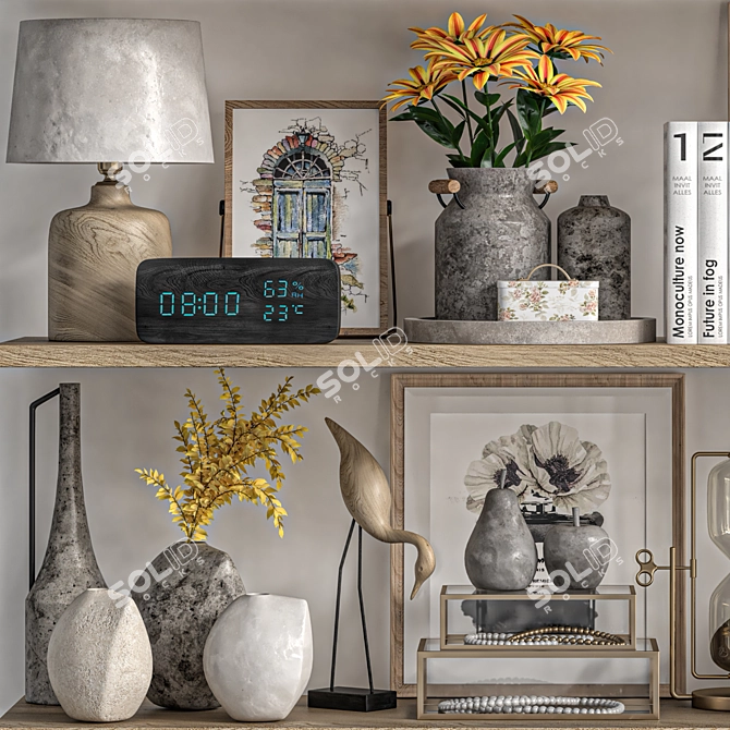 Modern Decor Set - 3D Models 3D model image 2