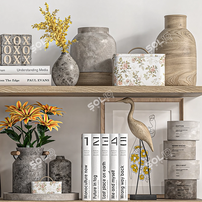 Modern Decor Set - 3D Models 3D model image 3