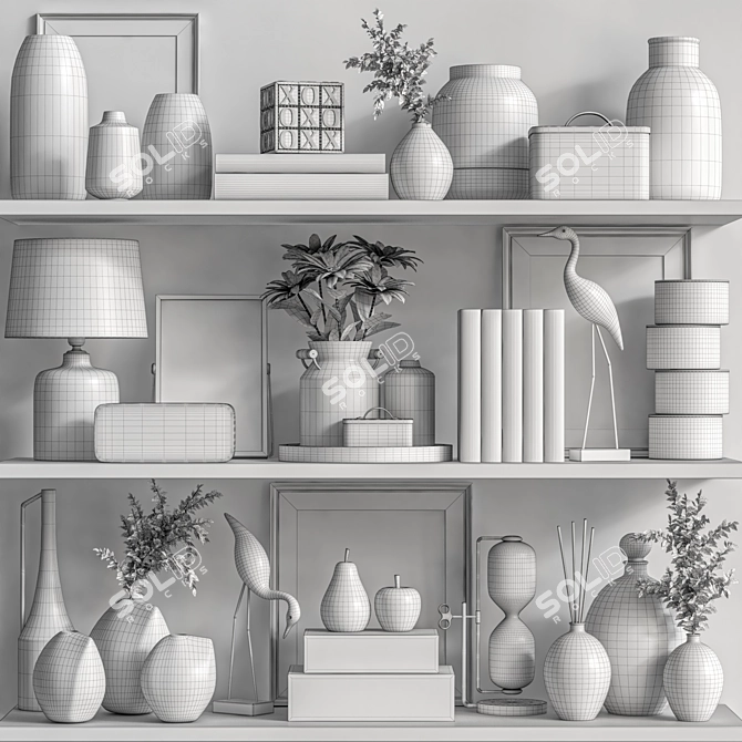Modern Decor Set - 3D Models 3D model image 7